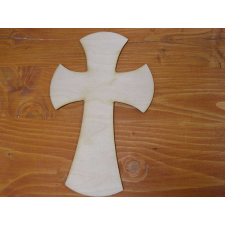 Corolla Exp-Imp. Kft Natúr fa - Kereszt 20cm dekorációs kellék