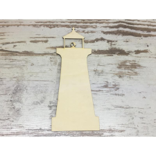 Corolla Exp-Imp. Kft Natúr fa - Világítótorony 24cm dekorációs kellék