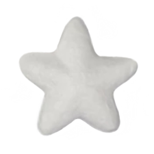 Corolla Exp-Imp. Kft Polisztirol csillag 3 cm dekorációs kellék