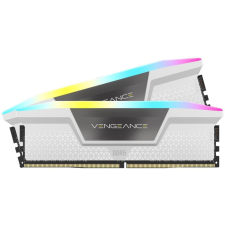 Corsair 32GB 6000MHz DDR5 RAM Corsair VENGEANCE RGB CL36 (2x16GB) (CMH32GX5M2E6000C36W) memória (ram)