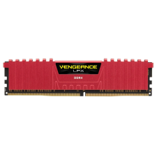 Corsair 8GB DDR4 2666MHz Vengeance LPX Red (CMK8GX4M1A2666C16R) memória (ram)