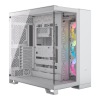 Corsair Ház iCUE LINK 6500X RGB, 3x iCUE LINK RX120 RGB Ventilátor, Tápegység nélkül, Edzett Üveg, fehér (CC-9011270-WW)