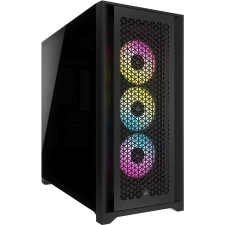 Corsair iCUE 5000D RGB AIRFLOW Black számítógép ház
