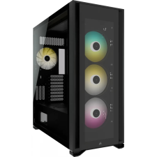 Corsair iCUE 7000X RGB Full Tower Black számítógép ház
