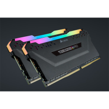 Corsair Memória VENGEANCE RGB DDR4 16GB 3200MHz C16 (Kit of 2), fekete memória (ram)