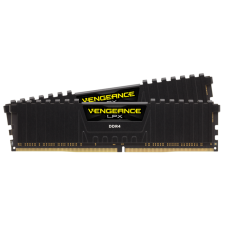 Corsair Vengeance LPX  Fekete DDR4, 2666MHz 32GB (2 x 16GB) memória (CMK32GX4M2A2666C16) memória (ram)
