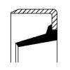 CORTECO tömítőgyűrű, differenciálmű 01015403B
