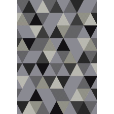 CORTINATEX Barcelona B430A_FMF67 szürke geometriai mintás szőnyeg 120x170 cm lakástextília