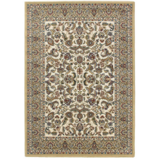 CORTINATEX Excellent 804 krém levél mintás szőnyeg 80x150 cm lakástextília