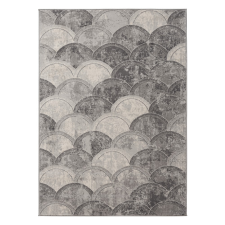 CORTINATEX Montana 3730 szürke modern mintás szőnyeg 80x150 cm lakástextília