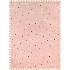 CORTINATEX SC Rózsaszín kiscsillagos szőnyeg 150x200 cm lakástextília