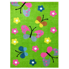 CORTINATEX Trendy Kids Zöld pillangós D237A szőnyeg 200x280 cm lakástextília