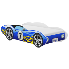  CORVETTA autós gyerekágy 160x80cm kék - ajándék matraccal gyermekbútor