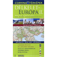Corvina Kiadó 860 000 - Autóstérkép - Bulgária, Görögország, Ciprus, Macedónia, Törökország Égei-tengeri partvidéke térkép