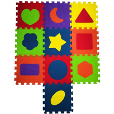 COSING EVA Puzzle alátét - Alakzatok (10 db) játszószőnyeg