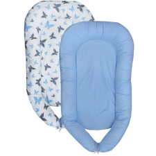 COSING SLEEPLEASE Babafészek, pillangós minta, kék babafészek