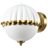Cosmolight glamour modern fali lámpa pralines fehér sárgaréz cosw01237wh