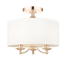 Cosmolight glamour modern mennyezeti lámpa abu dhabi fehér arany cosc03480au-wh világítás