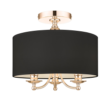 Cosmolight glamour modern mennyezeti lámpa abu dhabi fekete arany cosc03480au-bk világítás