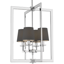 Cosmolight klasszikus mennyezeti lámpa london ezüst cosp04021ch-bk világítás