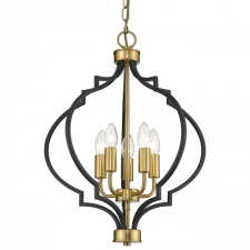 Cosmolight modern csillár nashville fekete arany cosp05179bk világítás