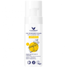 Cosnature 3 az 1-ben arclemosó hab citrommal és citromfűvel 150 ml Cosnature arctisztító