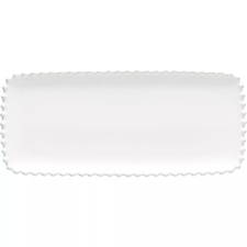 Costa Nova »Pearl« Lapos tányér, szögletes, magasság: 21 mm, hossz: 132 mm, fehér tányér és evőeszköz