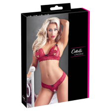 Cottelli - Kéjes melltartószett csipkéből (piros) fantázia ruha