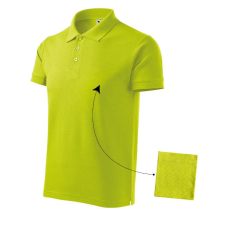 Cotton galléros póló férfi lime XL férfi póló