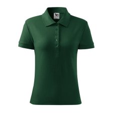 Cotton Heavy galléros póló női dark green XL női póló