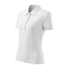  Cotton Heavy galléros póló női fehér XS