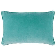 COTTON VELVET párna 40x60cm, türkizkék lakástextília