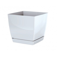  Coubi Square virágtartó tálcával, fehér, 18 cm, 18 cm dekoráció
