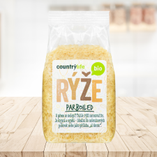 Country Life Parboiled rice white organic 500 g reform élelmiszer