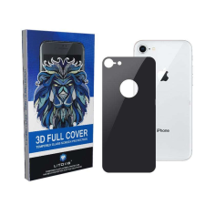 Cover Apple iPhone 8 Lito 5D HD Full Back Cover Hátlapi Üvegfólia - Fehér mobiltelefon kellék
