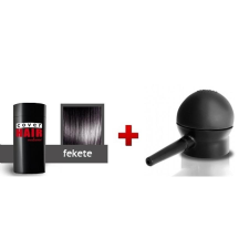 Cover Hair Volume hajdúsító, 30 g, fekete + szórófej hajformázó