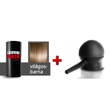 Cover Hair Volume hajdúsító, 30 g, világosbarna + szórófej hajformázó