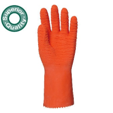 Coverguard 3817-20 Narancs latex, saválló, vágásbiztos, csúszásgátló, erősített munkavédelmi kesztyű, 32cm védőkesztyű