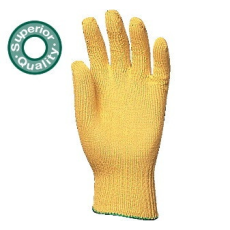 Coverguard 4600 KÖTÖTT VÉKONY SÁRGA KEVLAR munkavédelmi KESZTYŰ, VÁGÁSBIZTOS, HŐÁLLÓ