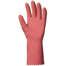 Coverguard 5020 HTG RÓZSASZÍN GUMIKESZTYŰ, 30CM/0,4MM, BOLYHOZOTT BELSŐ_XL (G)