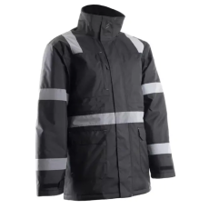 Coverguard 5SEC01000S SECURITE FEKETE TÉLIKABÁT FÉNYVISSZAVERŐ CSÍKOKKAL_S (G)