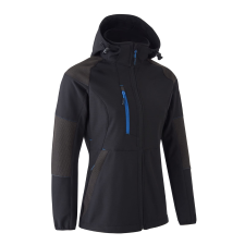 Coverguard Antilope női softshell dzseki fekete/kék munkaruha