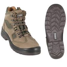 Coverguard Bakancs Emerald S1P nubuk kompozit orrmerevítõ PU barna/terep/fekete 38 munkavédelmi cipő