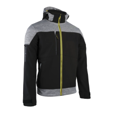 Coverguard BANJO FEKETE/SZÜRKE SOFTSHELL DZSEKI, LIME CIPZÁR_XL