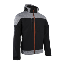 Coverguard BANJO FEKETE/SZÜRKE SOFTSHELL DZSEKI, NARANCS CIPZÁR_S munkaruha