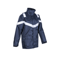 Coverguard Dagda lángálló PU esőkabát (sötétkék, 3XL)