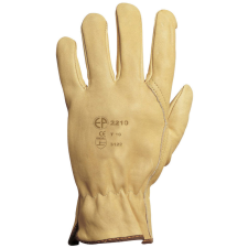 Coverguard EP munkavédelmii bőrkesztyű sárga színű, tiszta színmarhabőr tenyér és kézhát védőkesztyű