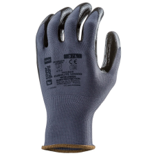 Coverguard Eurolite 13n400 szürke/fekete nitril kesztyű
