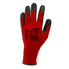 Coverguard EUROLITE polészter mártott szerelő kesztyű latex tenyérrel védőkesztyű