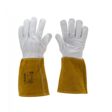 Coverguard Euroweld100 kecskebőr hegesztőkesztyű (fehér/narancs, 10)